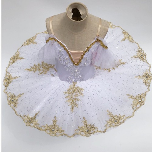 Children's Little Swan Ballet Dance dresses Costume ballerina pink white  Professional Swan Lake Ballet TUTU Skirts